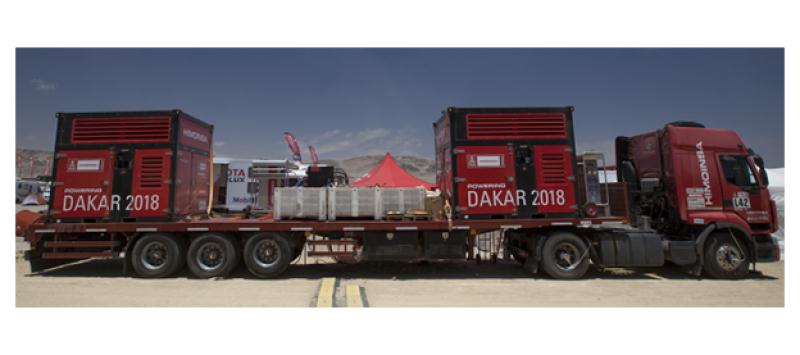 HIMOINSA, proveedor oficial de energía del Dakar 2018