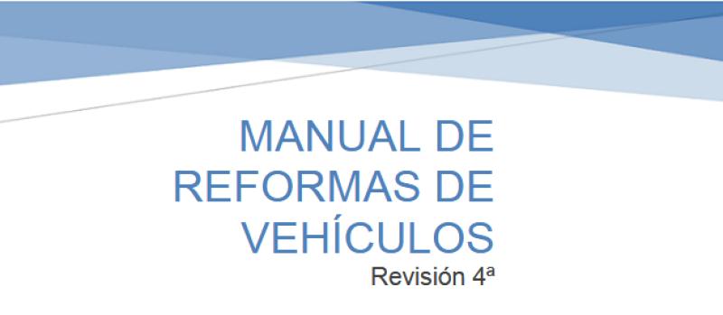 Publicación de la cuarta revisión del manual de reformas de vehículos