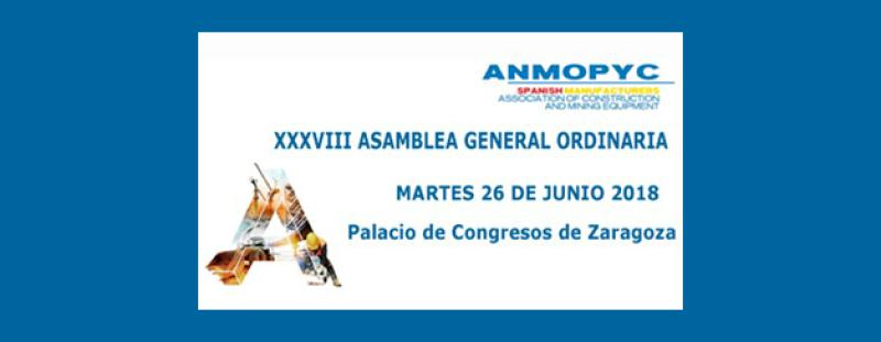 ANMOPYC CELEBRARÁ SU 38ª. ASAMBLEA GENERAL ORDINARIA