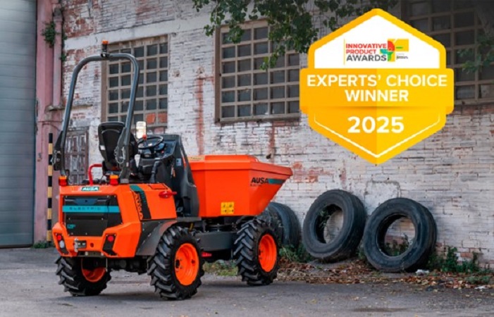 El dumper eléctrico AUSA D151AEG premiado por  World of Concrete 