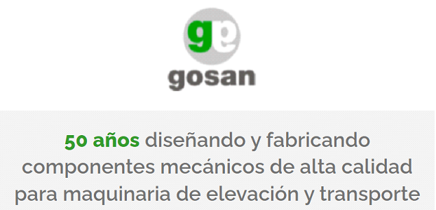 GOSAN cumple 50 años