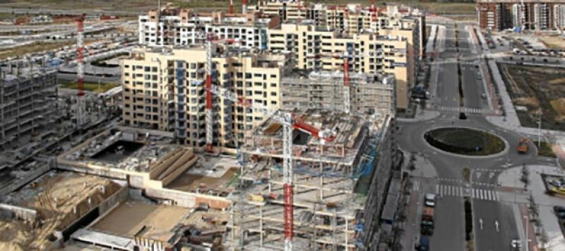 La producción de la construcción crece en España un 1,3%, frente a la caída del 0,9% en la eurozona