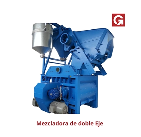 Mezcladora doble eje Grupex